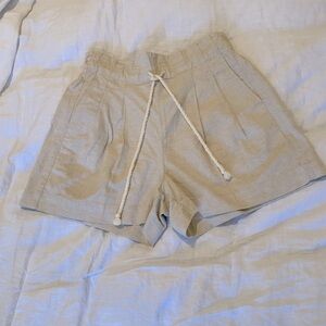 Madewell Tan High Waist Shorts